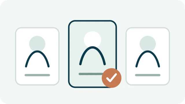 Illustration of candidate screening and shortlisting